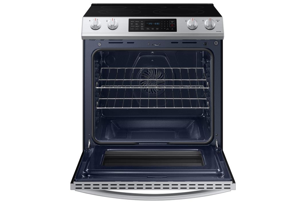 Samsung - 6.3 cu. ft Electric Range in Stainless - NE63T8311SS
