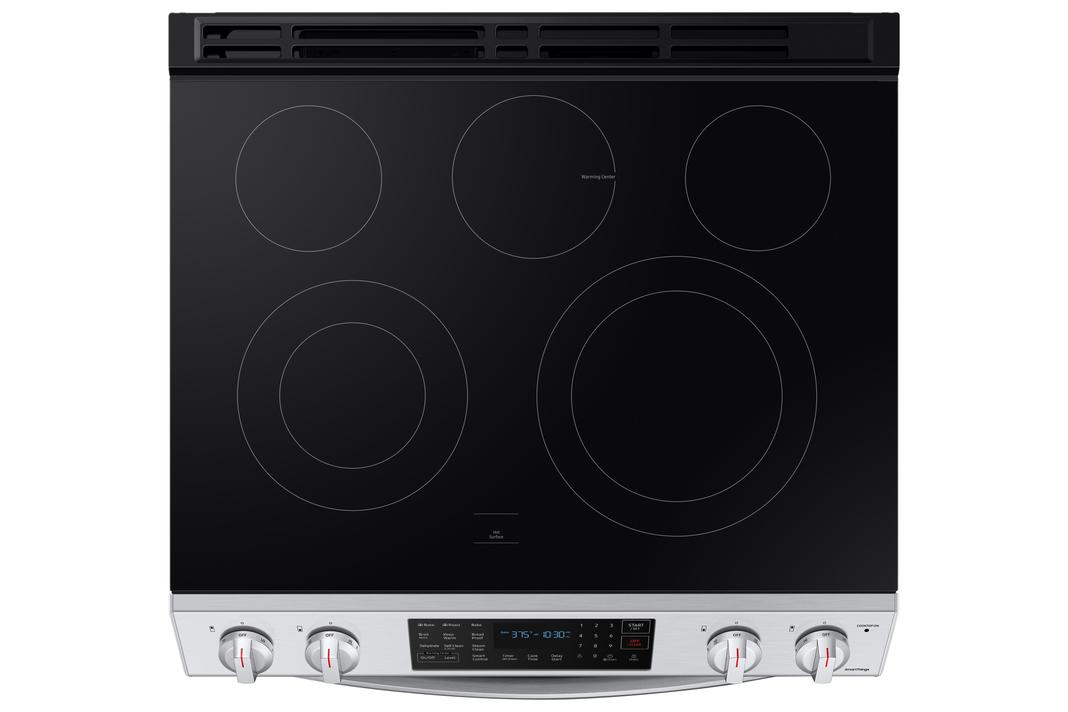Samsung - 6.3 cu. ft Electric Range in Stainless - NE63T8311SS