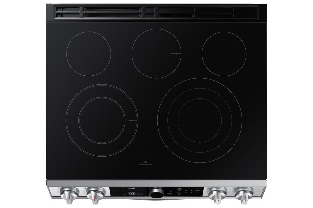 Samsung - 6.3 cu. ft Electric Range in Stainless - NE63T8751SS