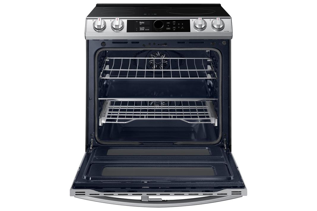 Samsung - 6.3 cu. ft Induction Range in Stainless - NE63T8951SS