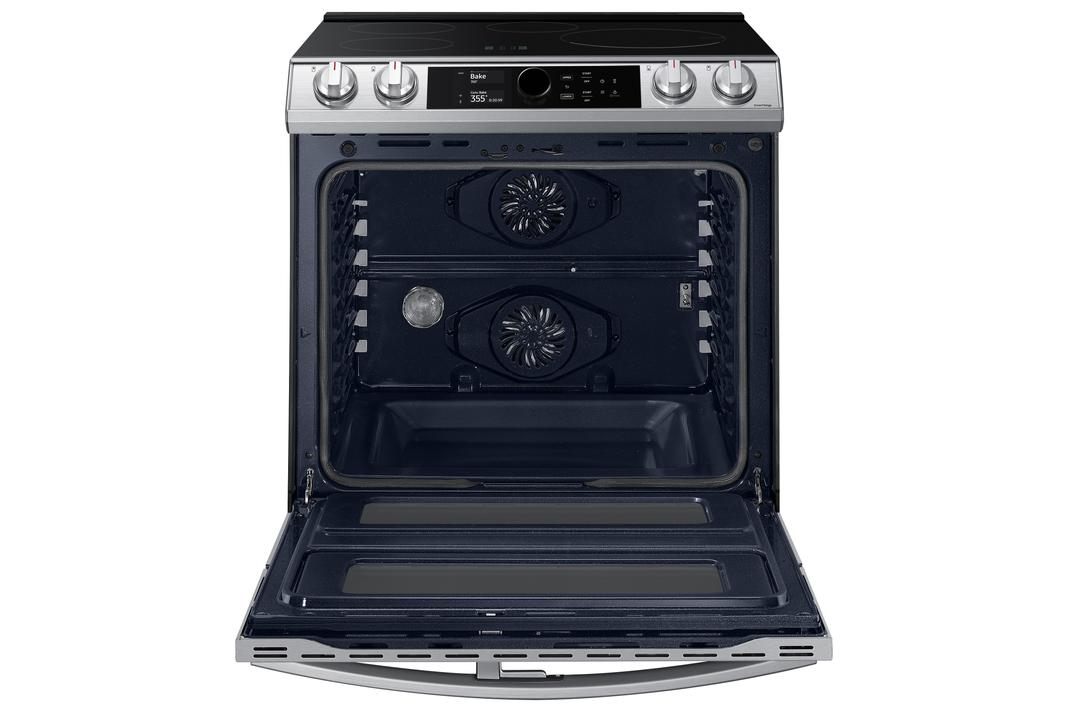 Samsung - 6.3 cu. ft Induction Range in Stainless - NE63T8951SS