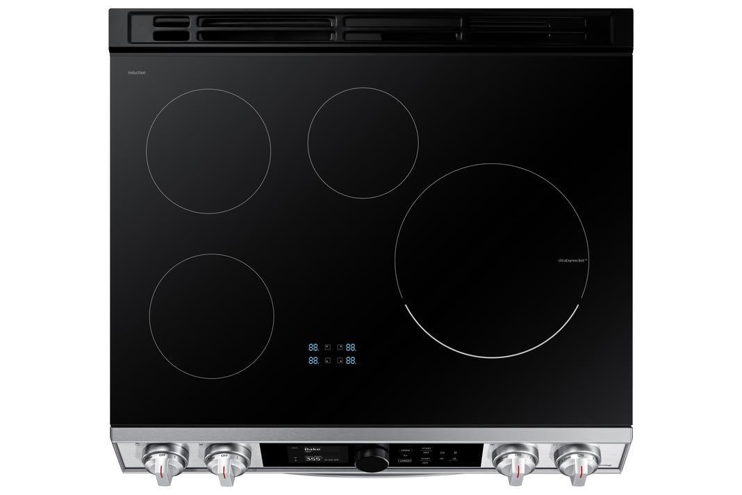 Samsung - 6.3 cu. ft Induction Range in Stainless - NE63T8951SS
