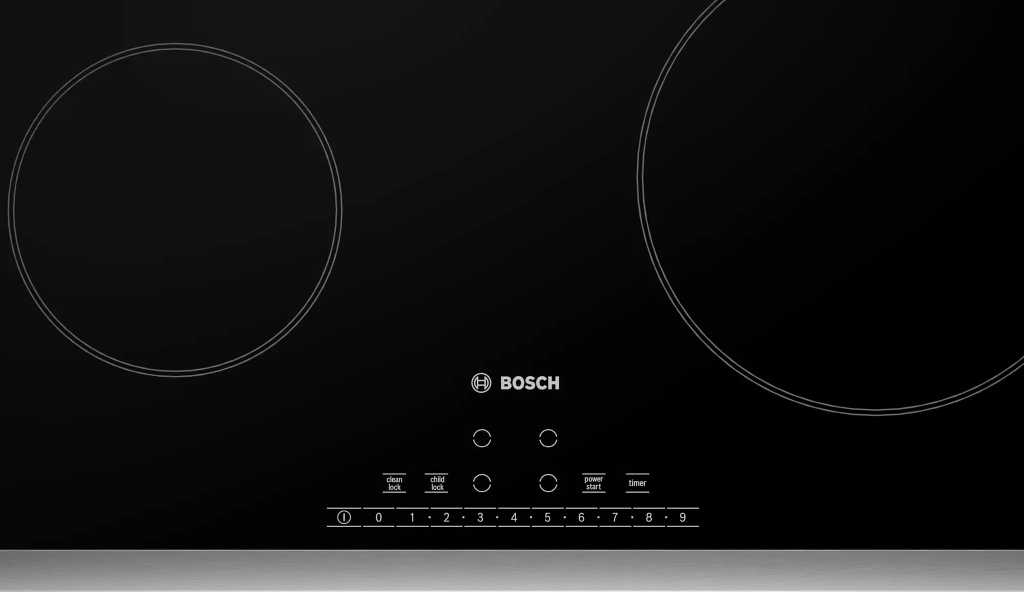 Bosch - 23 Inch Electric Cooktop in Black - NET5469SC