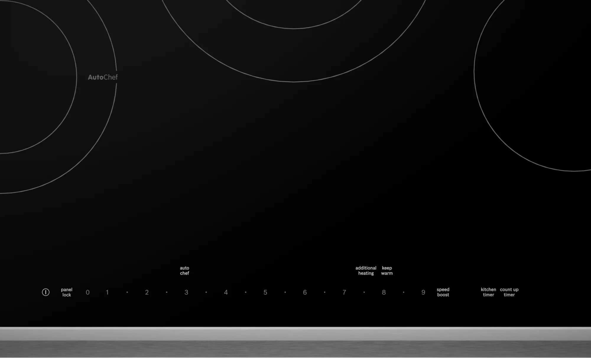 Bosch - 31 inch wide Electric Cooktop in Black - NETP069SUC