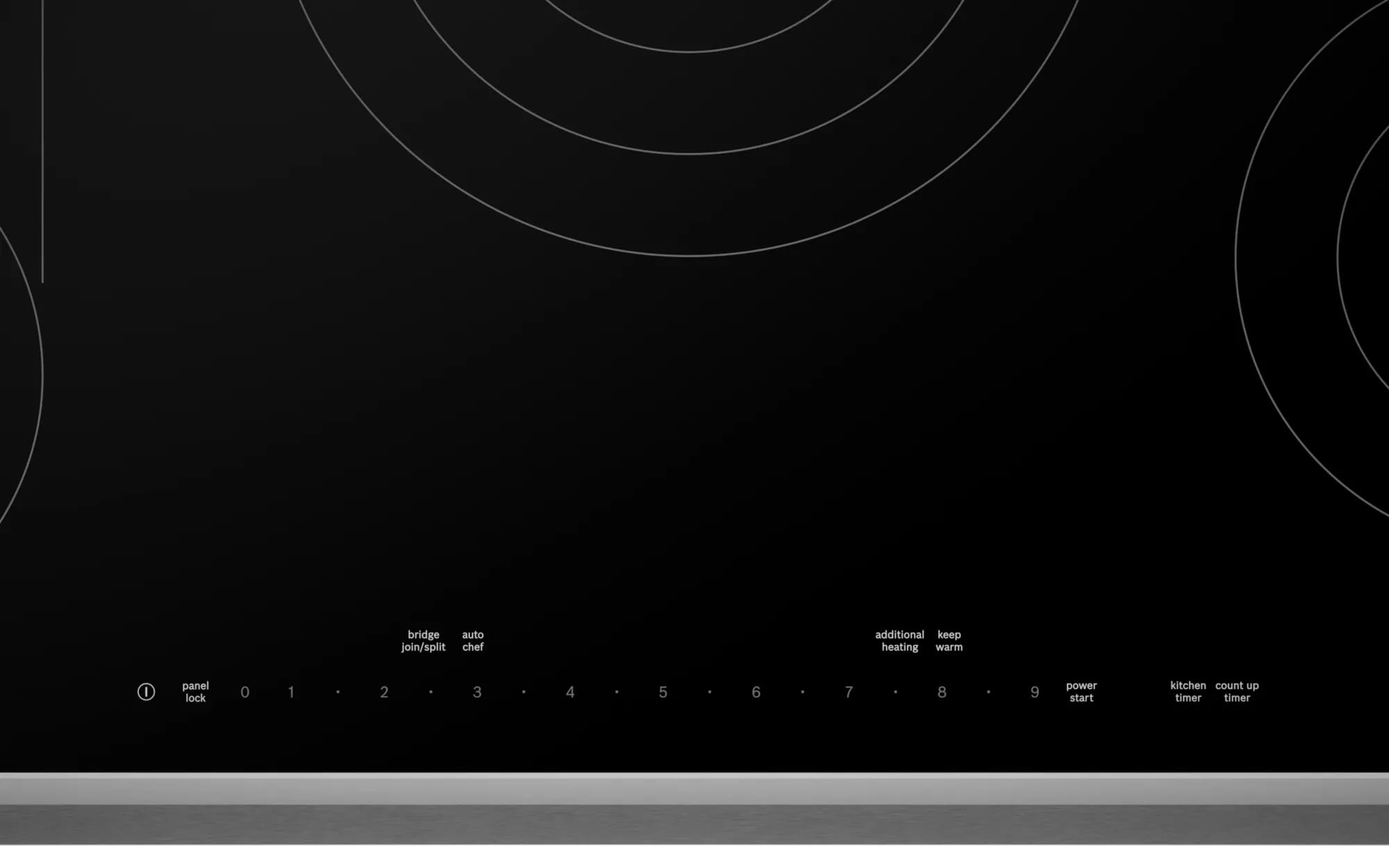 Bosch - 37 inch wide Electric Cooktop in Black - NETP669SUC