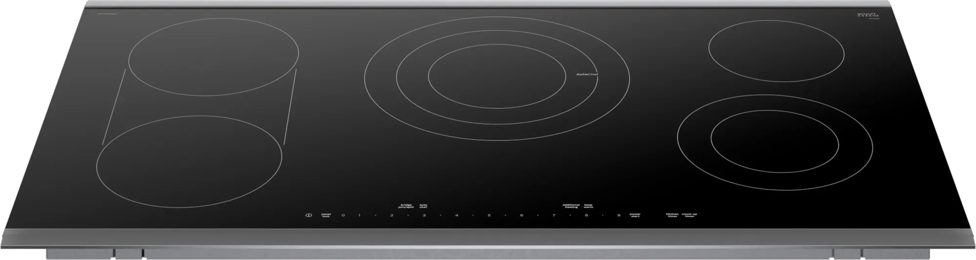 Bosch - 37 inch wide Electric Cooktop in Black - NETP669SUC