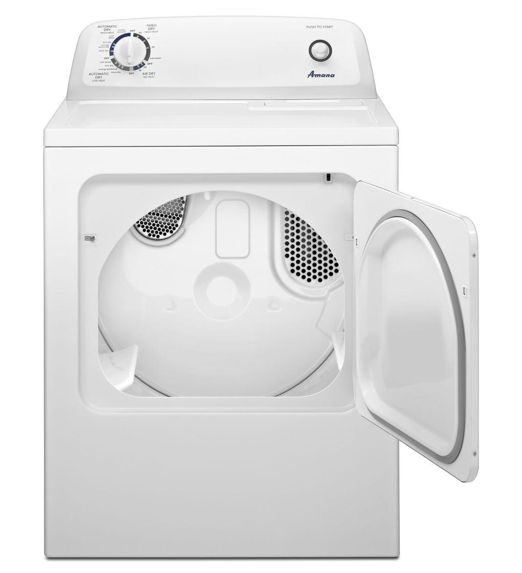 Amana - 6.5 cu. Ft Gas Dryer in White - NGD4655EW