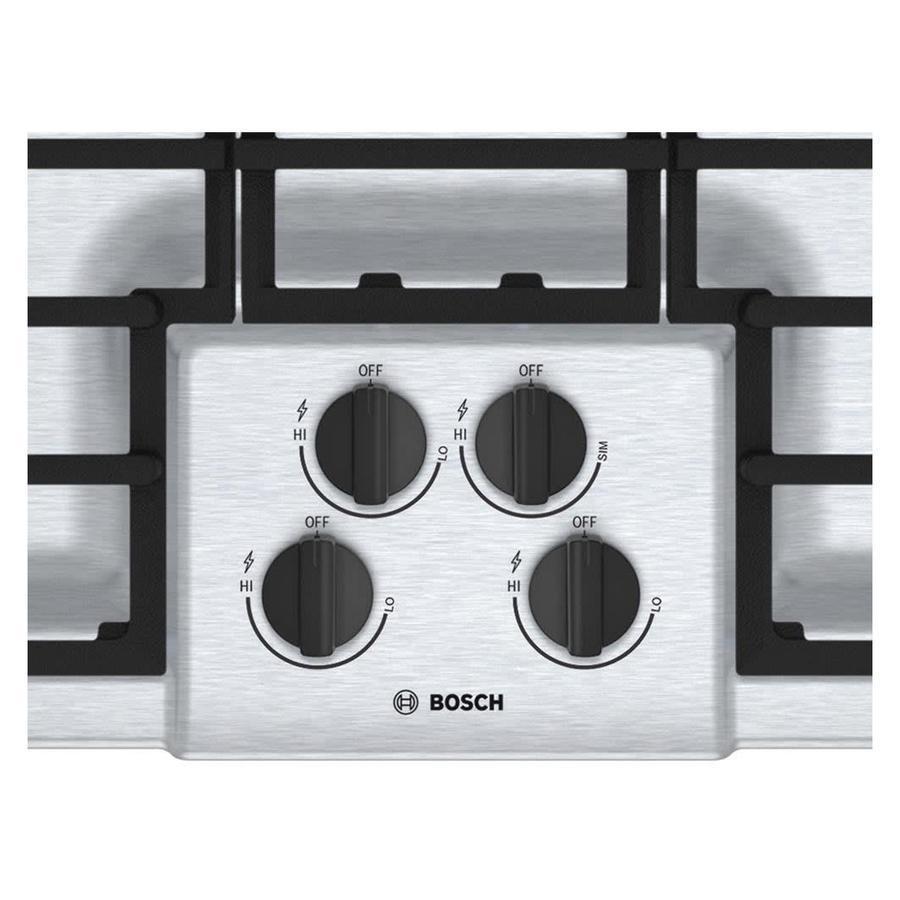 Bosch - 31 inch wide Gas Cooktop in Stainless - NGM5056UC