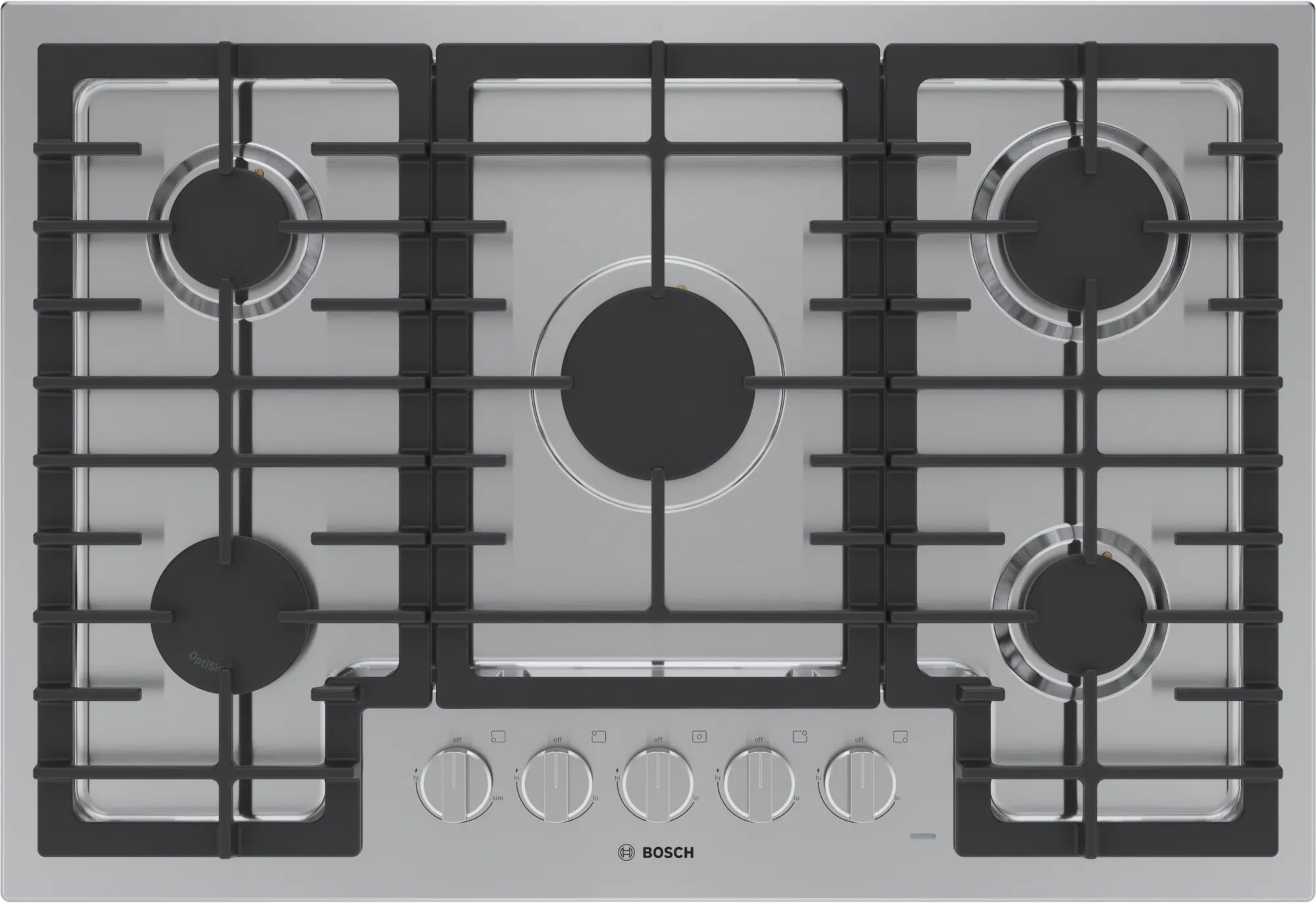 Bosch - 31 inch wide Gas Cooktop in Stainless - NGM5058UC
