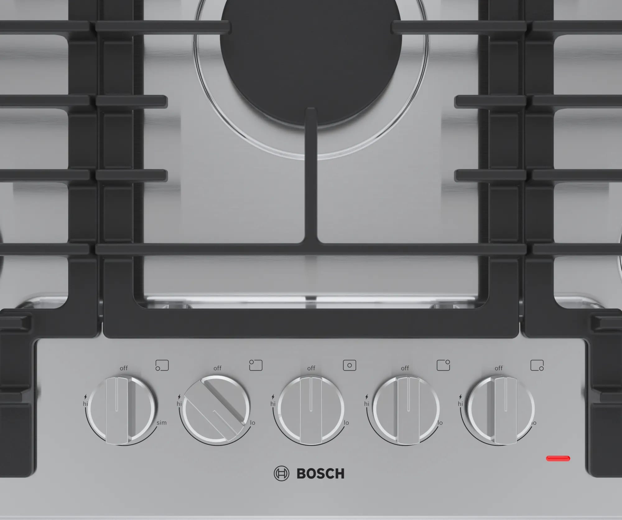 Bosch - 31 inch wide Gas Cooktop in Stainless - NGM5058UC