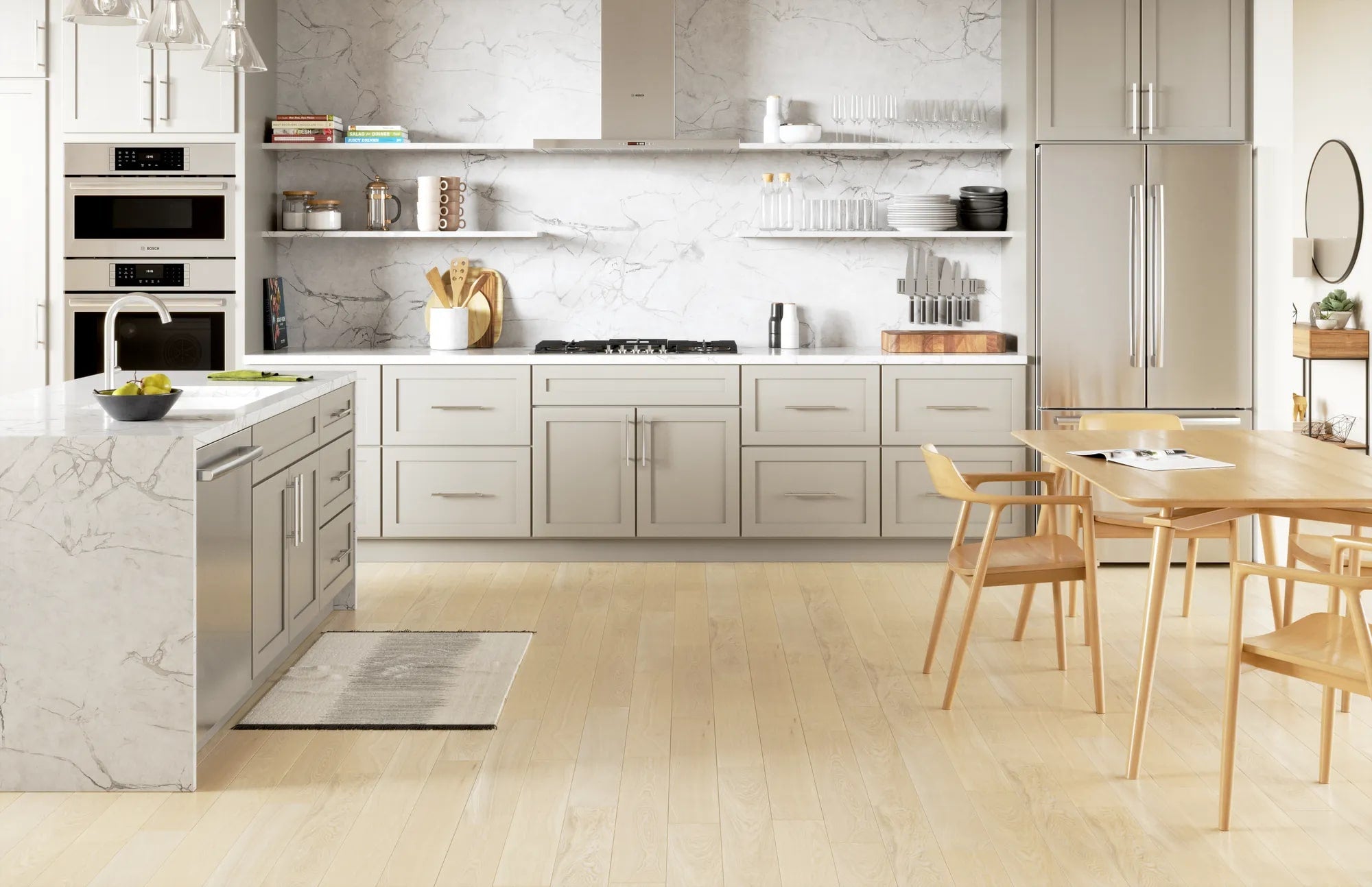 Bosch - 31 inch wide Gas Cooktop in Stainless - NGM5058UC