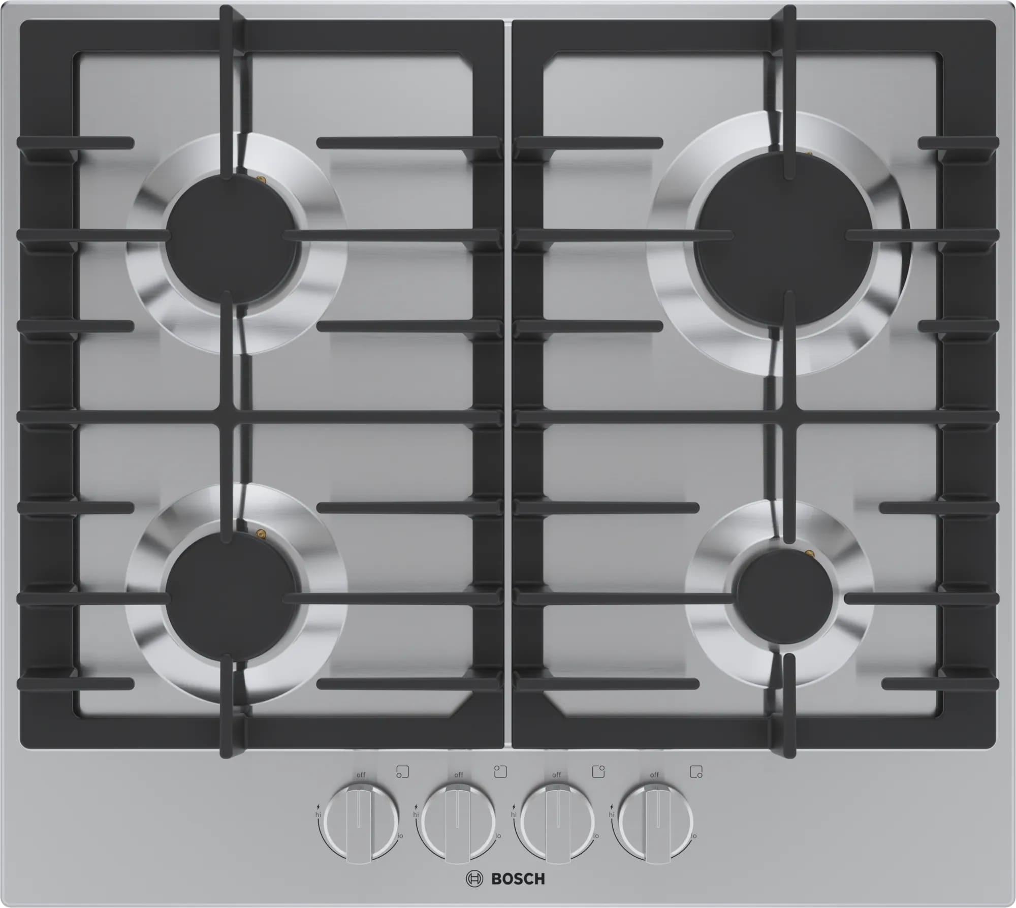 Bosch - 23 inch wide Gas Cooktop in Stainless - NGM5458UC