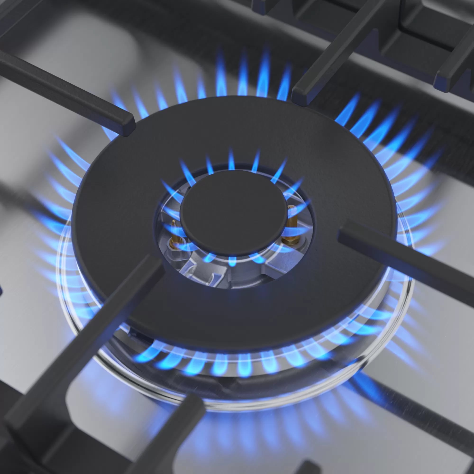 Bosch - 31 inch wide Gas Cooktop in Stainless - NGM8058UC