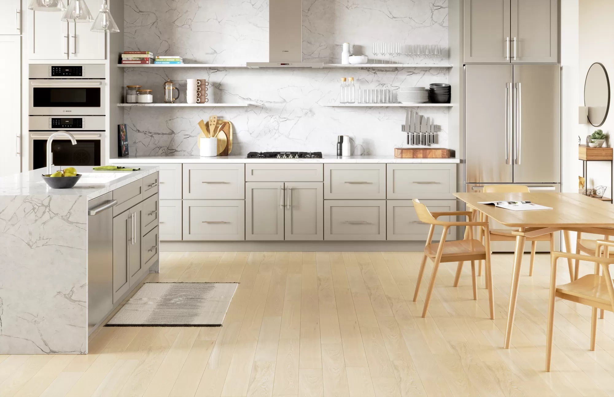 Bosch - 31 inch wide Gas Cooktop in Stainless - NGM8058UC