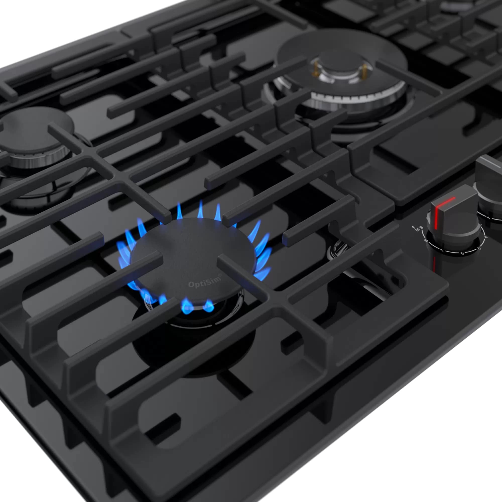 Bosch - 37 inch wide Gas Cooktop in Black - NGM8648UC