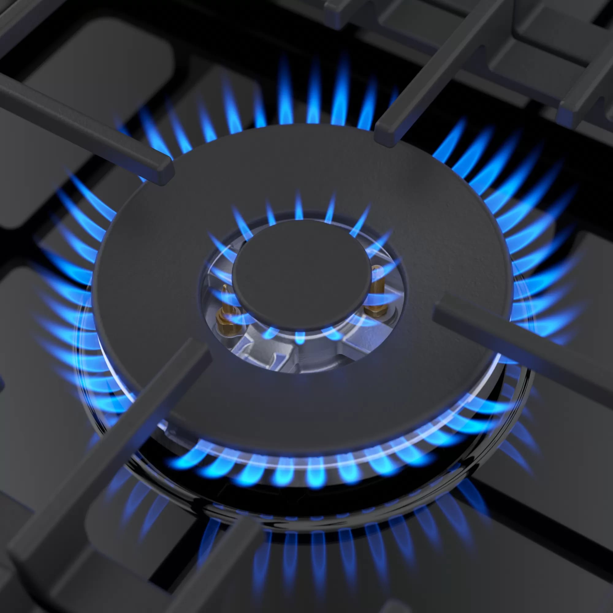 Bosch - 37 inch wide Gas Cooktop in Black - NGM8648UC