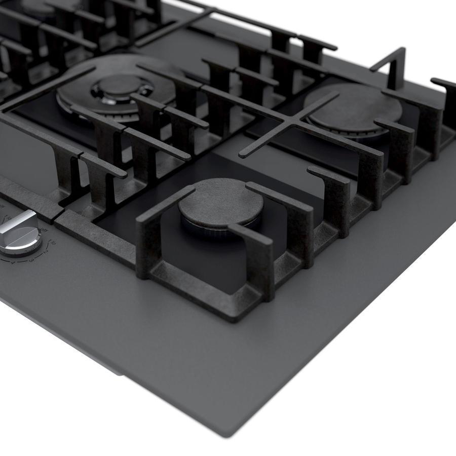 Bosch - 29.5 inch wide Gas Cooktop in Silver - NGMP077UC