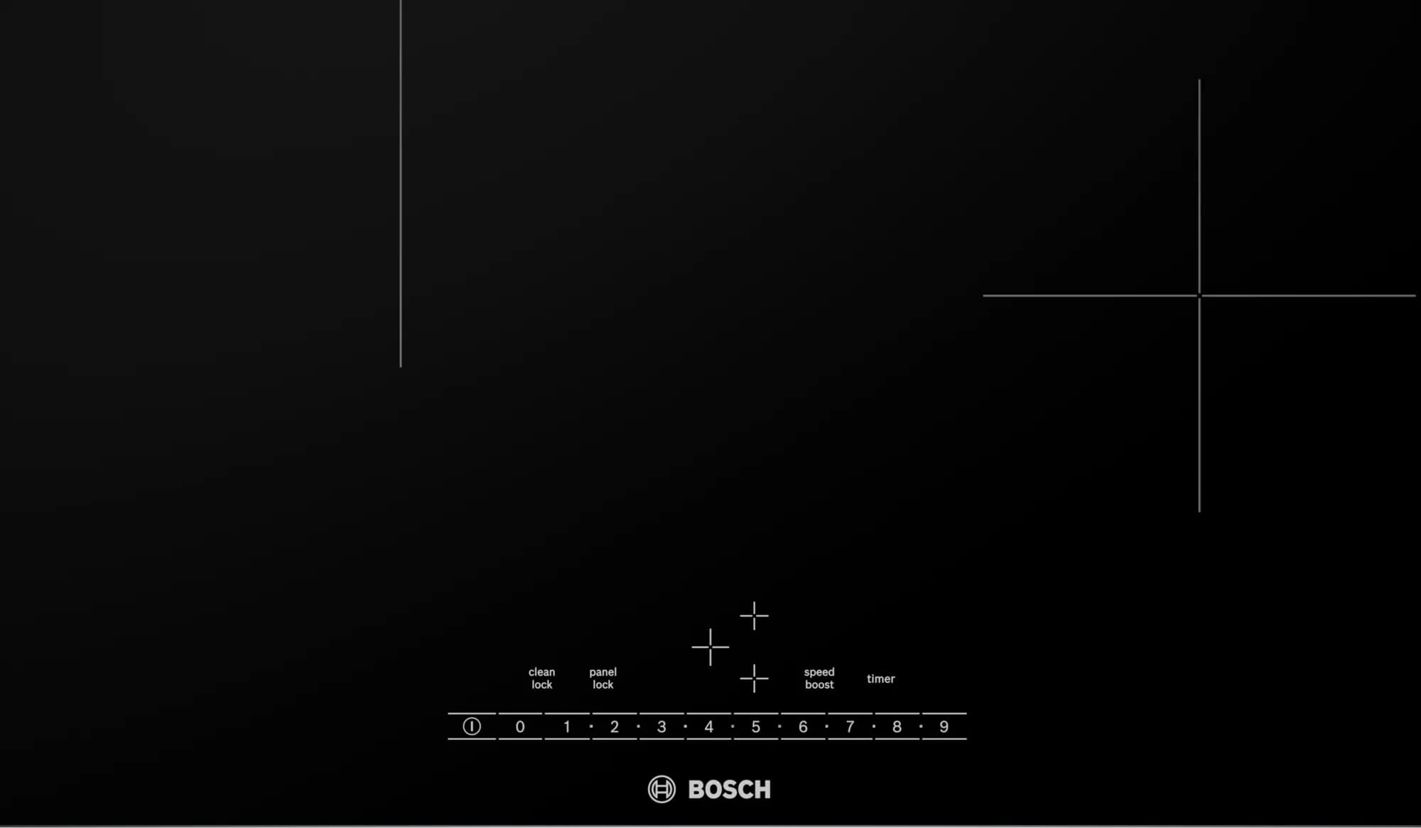 Bosch - 24 inch wide Induction Cooktop in Black - NIT5460UC