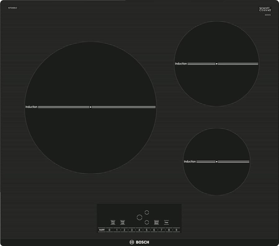 Bosch - 24 inch wide Induction Cooktop in Black - NIT5469UC