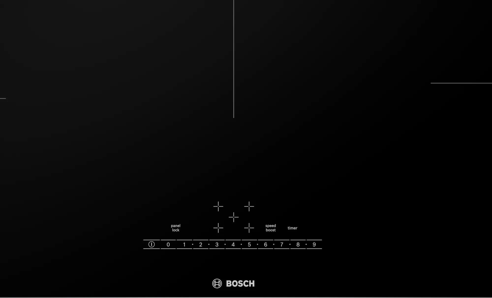 Bosch - 37 inch wide Induction Cooktop in Black - NIT5660UC