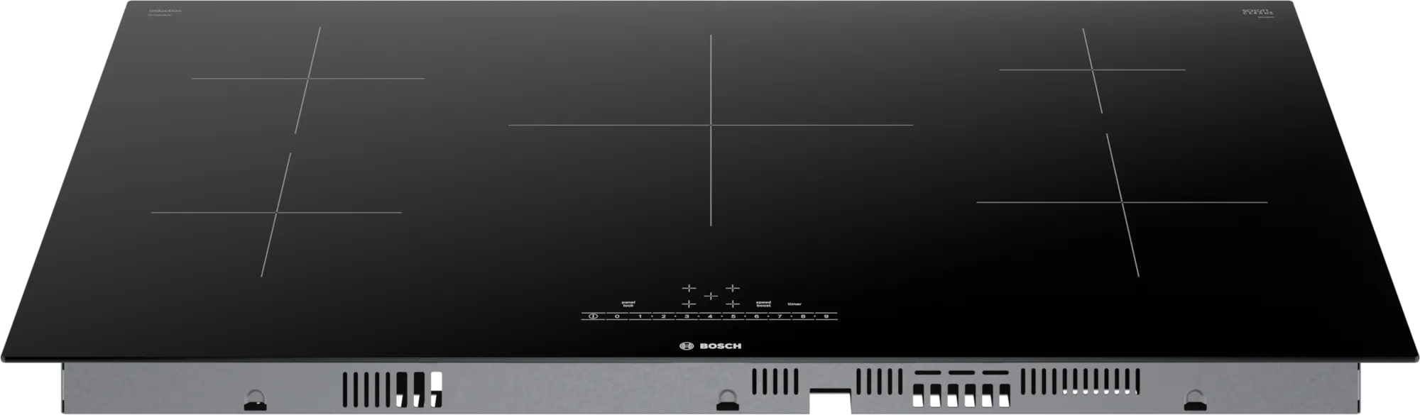 Bosch - 37 inch wide Induction Cooktop in Black - NIT5660UC