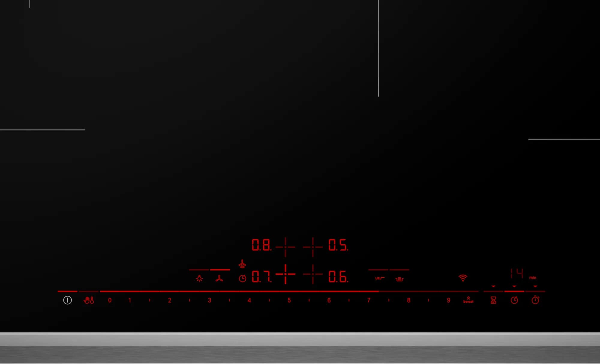 Bosch - 31 inch wide Induction Cooktop in Black - NIT8060SUC