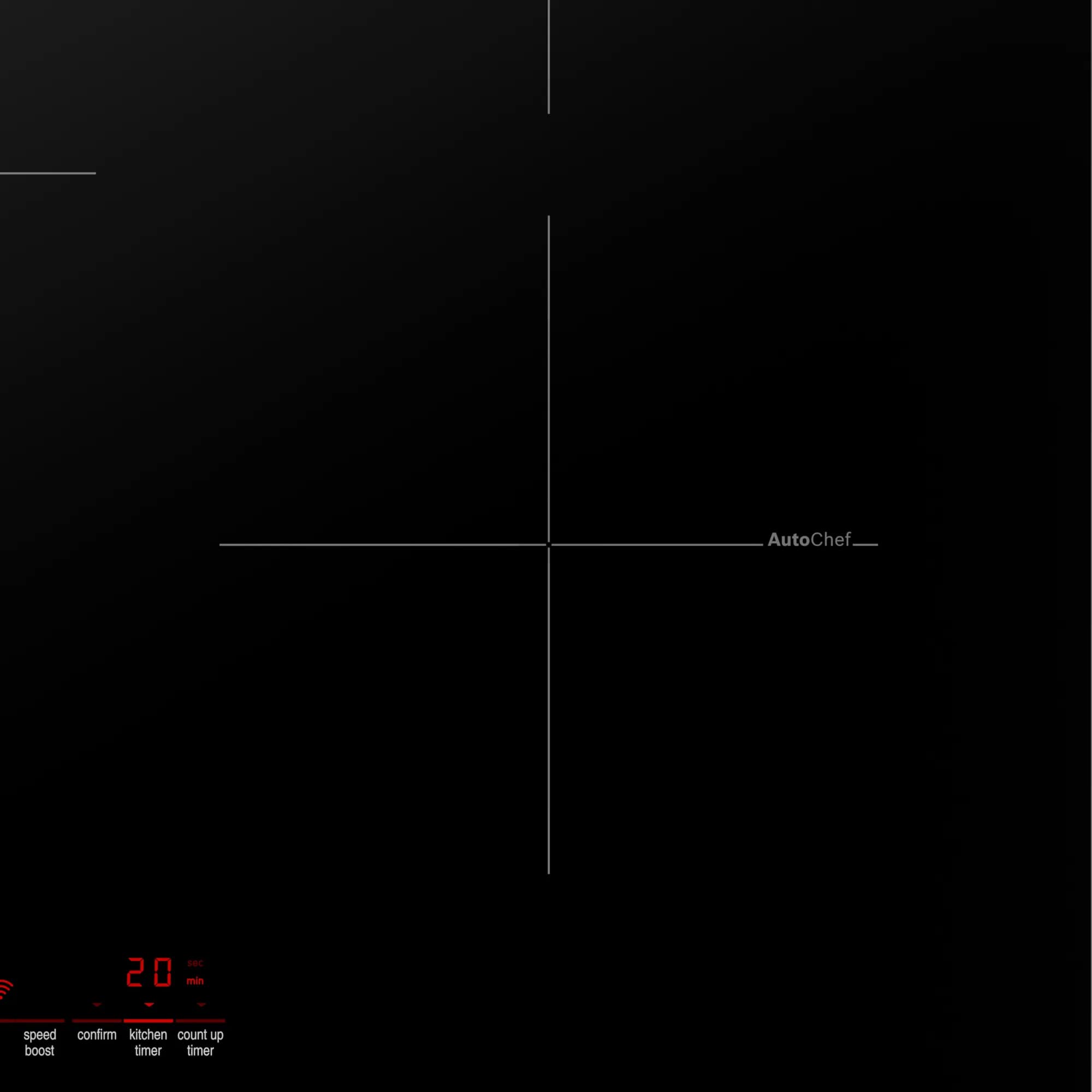 Bosch - 37 inch wide Induction Cooktop in Black - NIT8660SUC