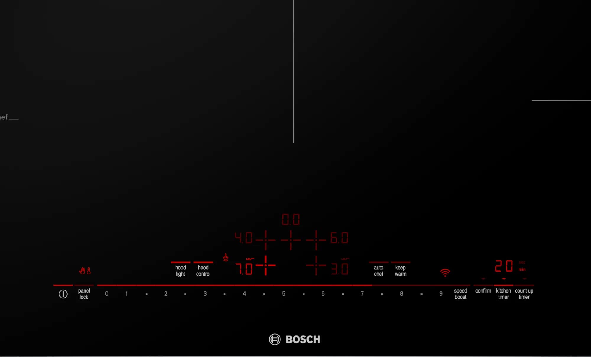 Bosch - 37 inch wide Induction Cooktop in Black - NIT8660UC