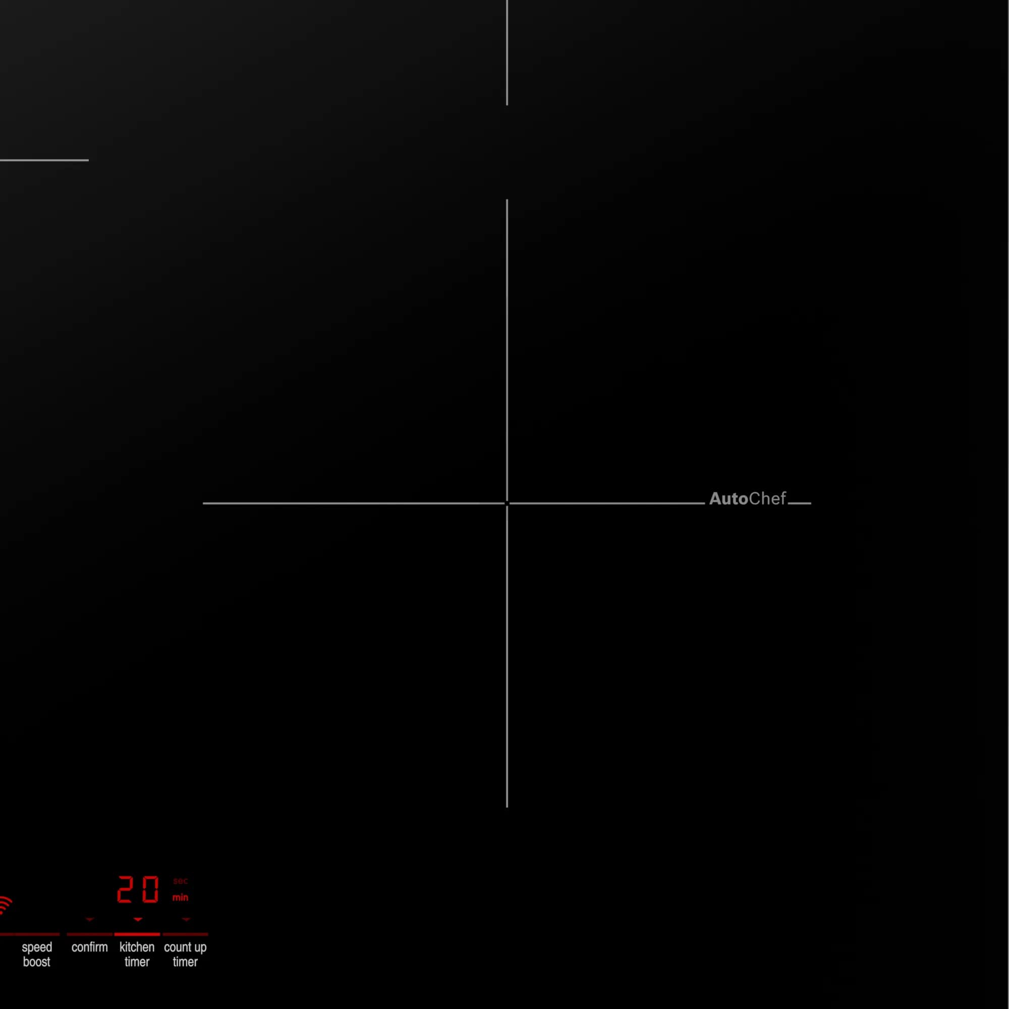 Bosch - 37 inch wide Induction Cooktop in Black - NIT8660UC