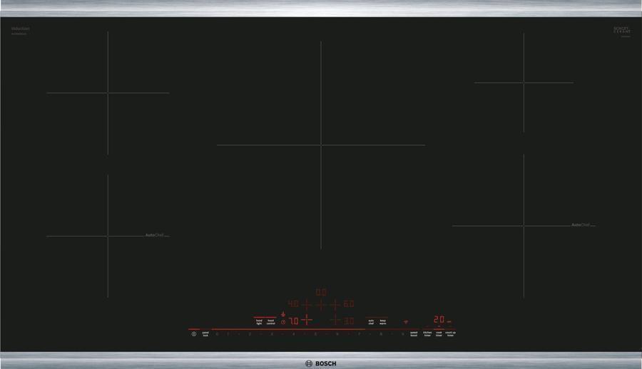 Bosch - 37 inch wide Induction Cooktop in Black - NIT8669SUC