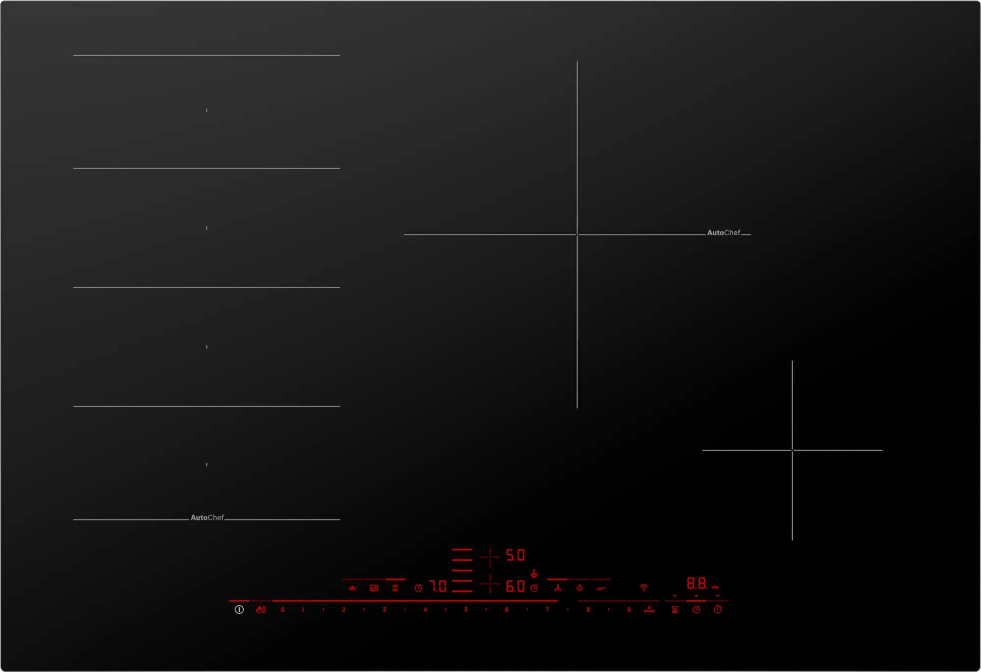 Bosch - 31 inch wide Induction Cooktop in Black - NITP060UC