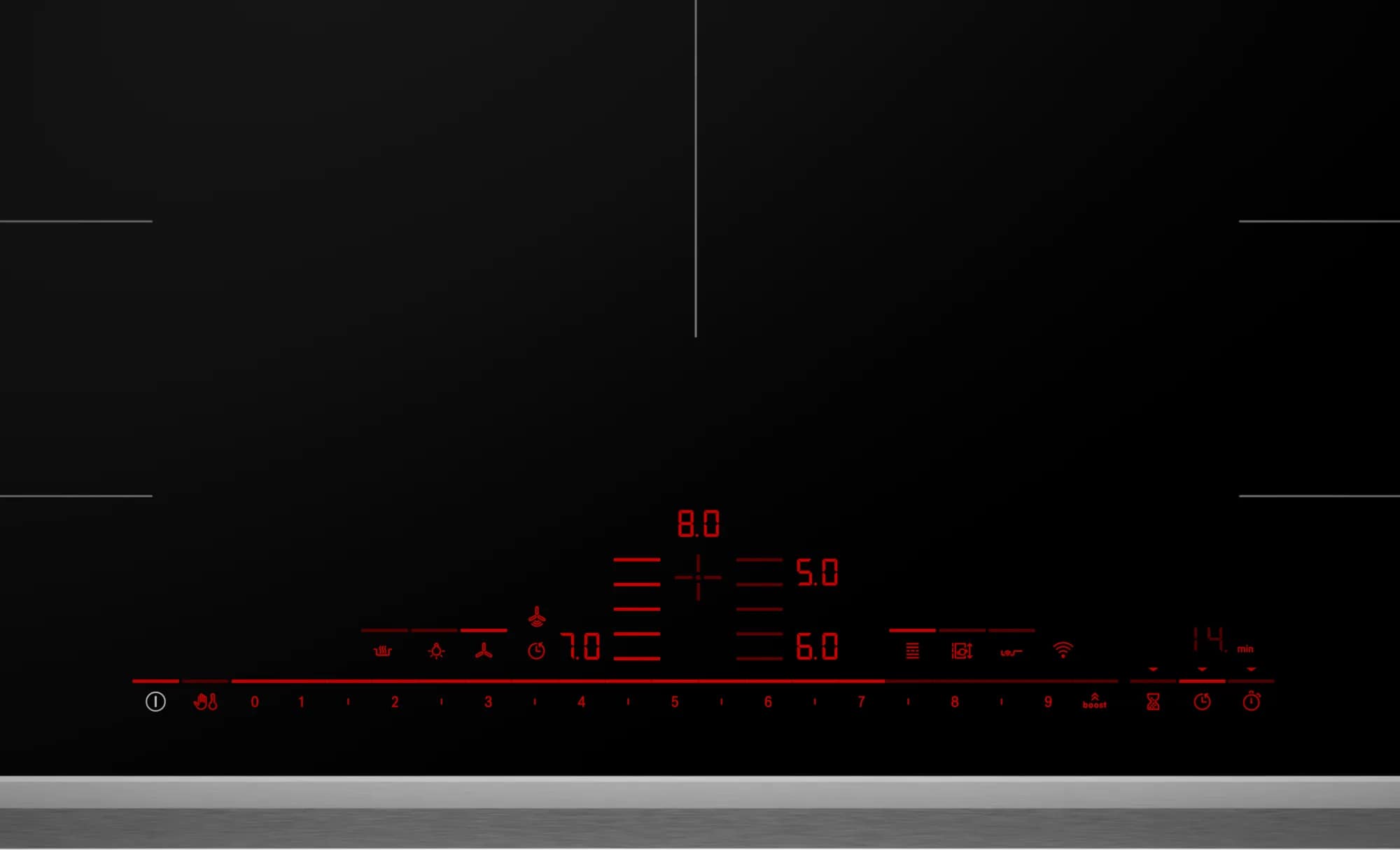 Bosch - 37 inch wide Induction Cooktop in Black - NITP660SUC