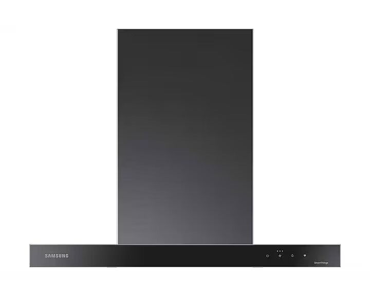 Samsung - 30 Inch 390 CFM Wall Mount and Chimney Range Vent in Black - NK30CB600W33AA