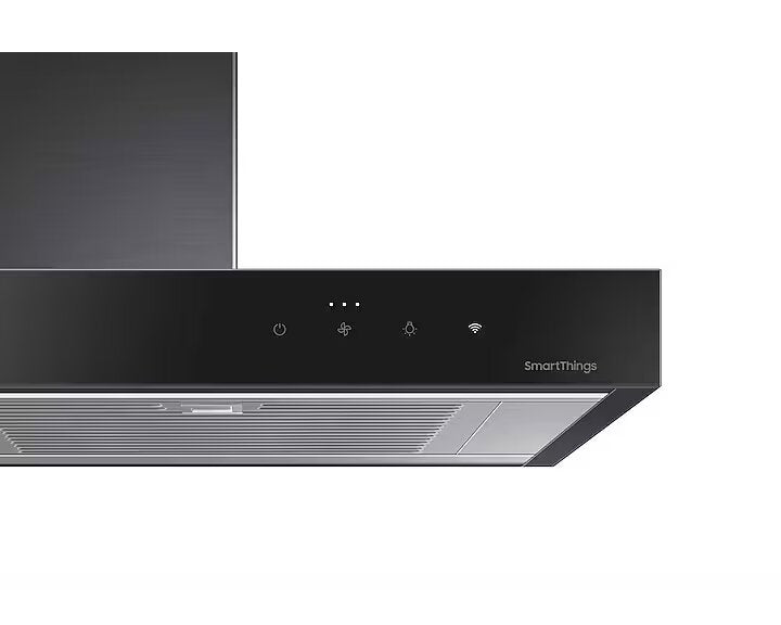Samsung - 30 Inch 390 CFM Wall Mount and Chimney Range Vent in Black - NK30CB600W33AA