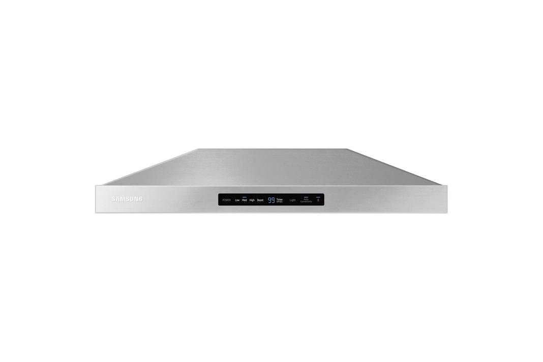 Samsung - 30 Inch 600 CFM Wall Mount and Chimney Range Vent in Stainless - NK30K7000WS