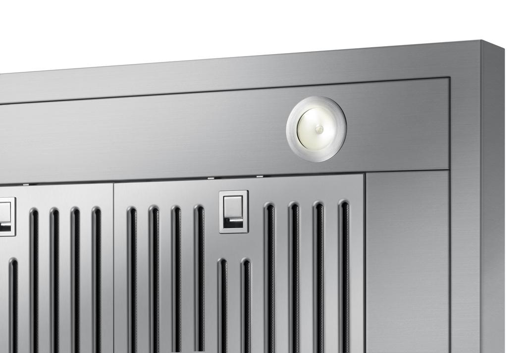 Samsung - 30 Inch 600 CFM Wall Mount and Chimney Range Vent in Stainless - NK30K7000WS