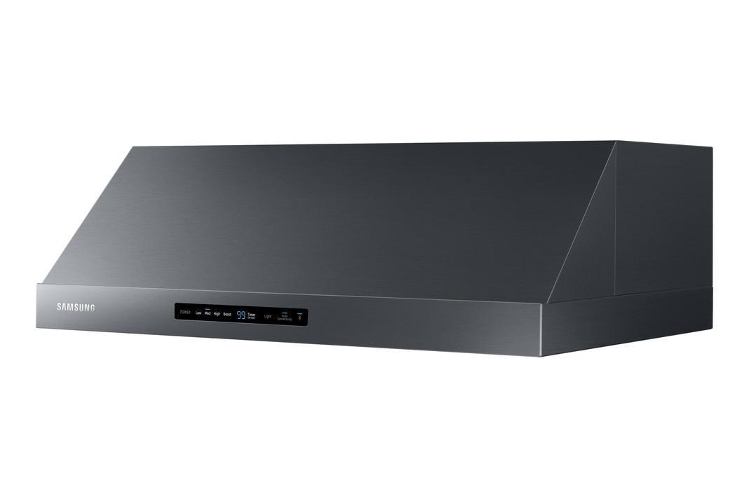 Samsung - 30 Inch 600 CFM Under Cabinet Range Vent in Black Stainless - NK30N7000UG