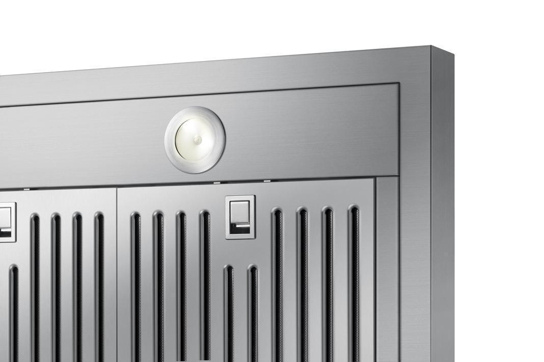 Samsung - 36 Inch 600 CFM Wall Mount and Chimney Range Vent in Stainless - NK36K7000WS