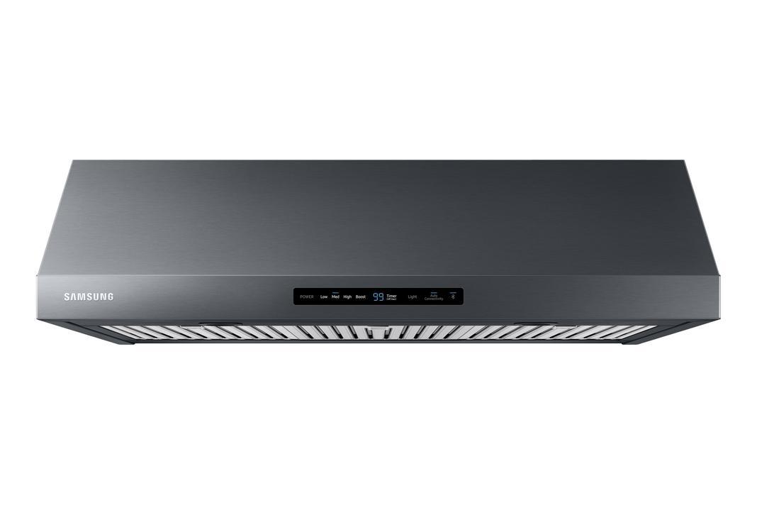 Samsung - 36 Inch 600 CFM Under Cabinet Range Vent in Black Stainless - NK36N7000UG