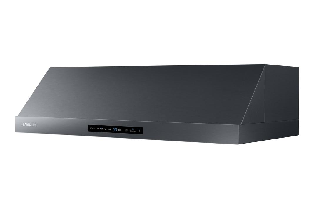 Samsung - 36 Inch 600 CFM Under Cabinet Range Vent in Black Stainless - NK36N7000UG