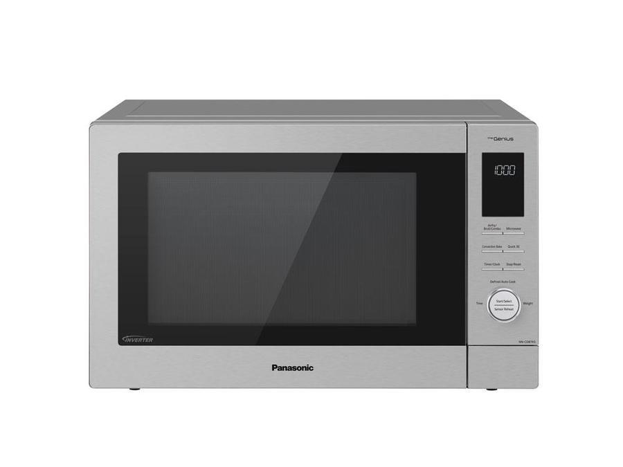 Panasonic - 1.2 cu. Ft Counter top Microwave in Stainless - NNCD87KS
