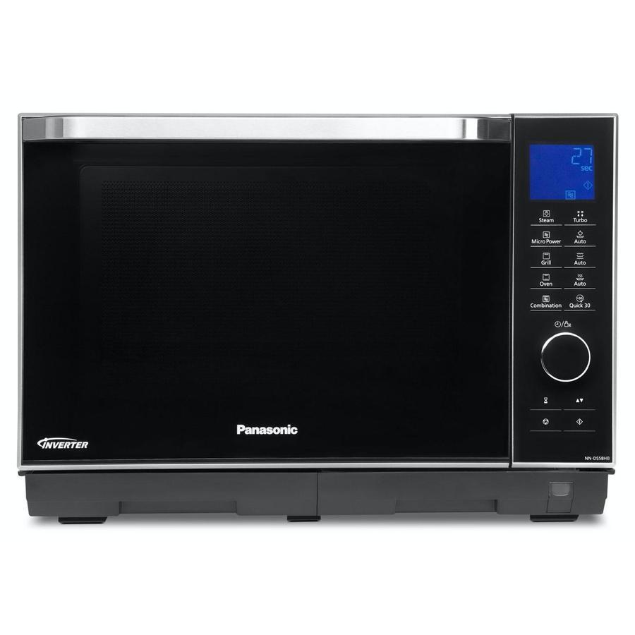 Panasonic - 1 cu. Ft Counter top Microwave in Black - NNDS58HB