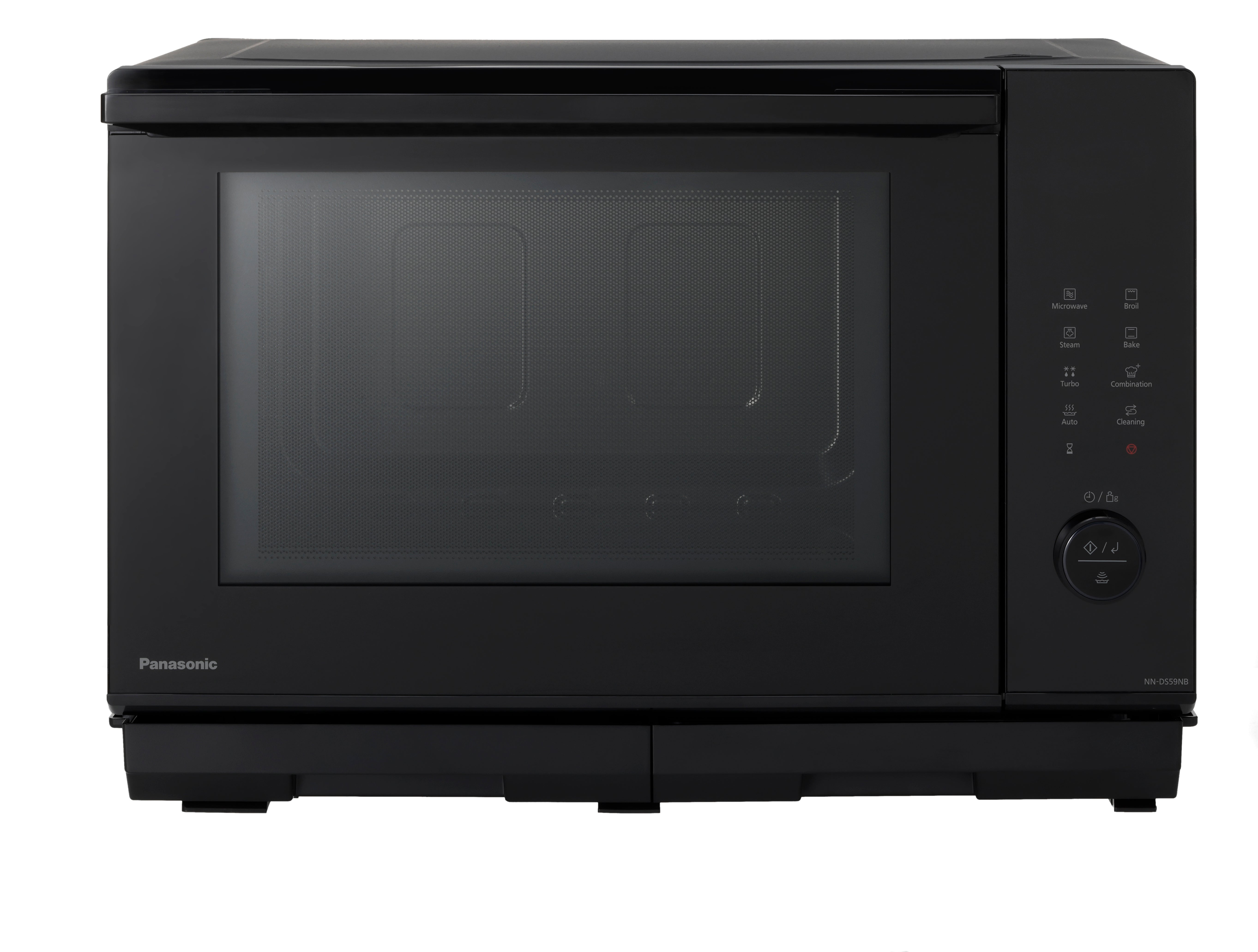 Panasonic - 0.95 cu. Ft Counter top Microwave in Black - NNDS59NB