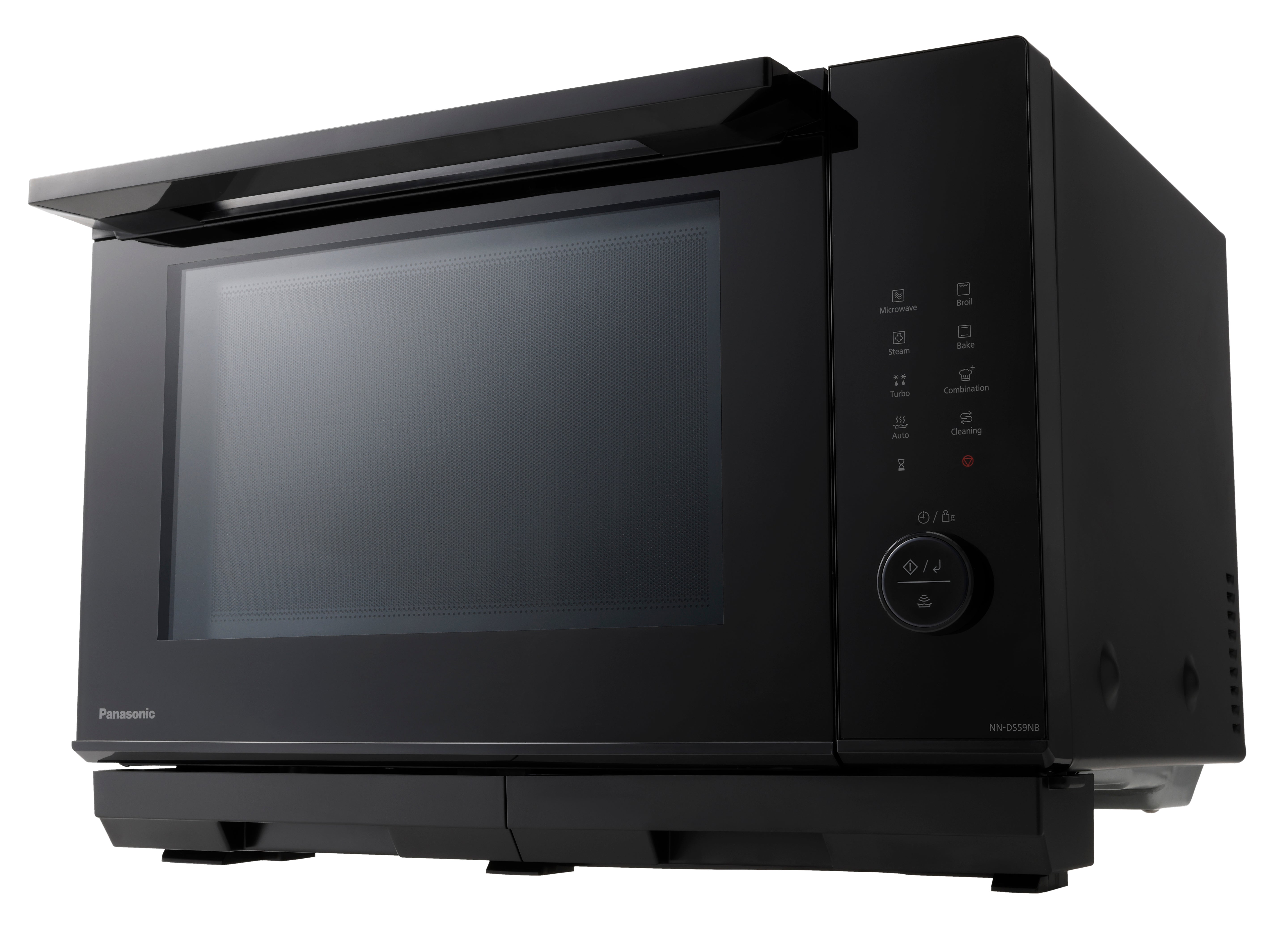 Panasonic - 0.95 cu. Ft Counter top Microwave in Black - NNDS59NB