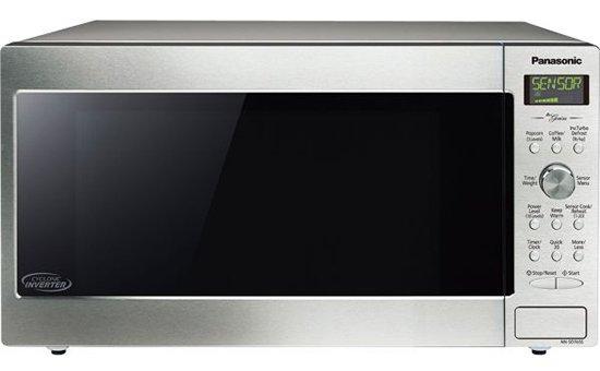 Panasonic - 1.6 cu. Ft Counter top Microwave in Stainless steel - NNSD765S