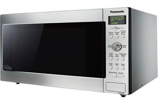 Panasonic - 1.6 cu. Ft Counter top Microwave in Stainless steel - NNSD765S