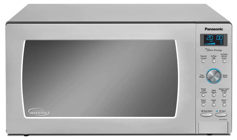 Panasonic - 1.6 cu. Ft Counter top Microwave in Stainless steel - NNSD786S