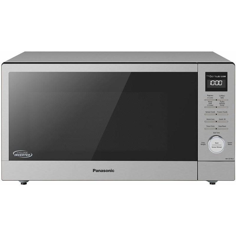 Panasonic - 1.6 cu. Ft Counter top Microwave in Stainless - NNSD78LS