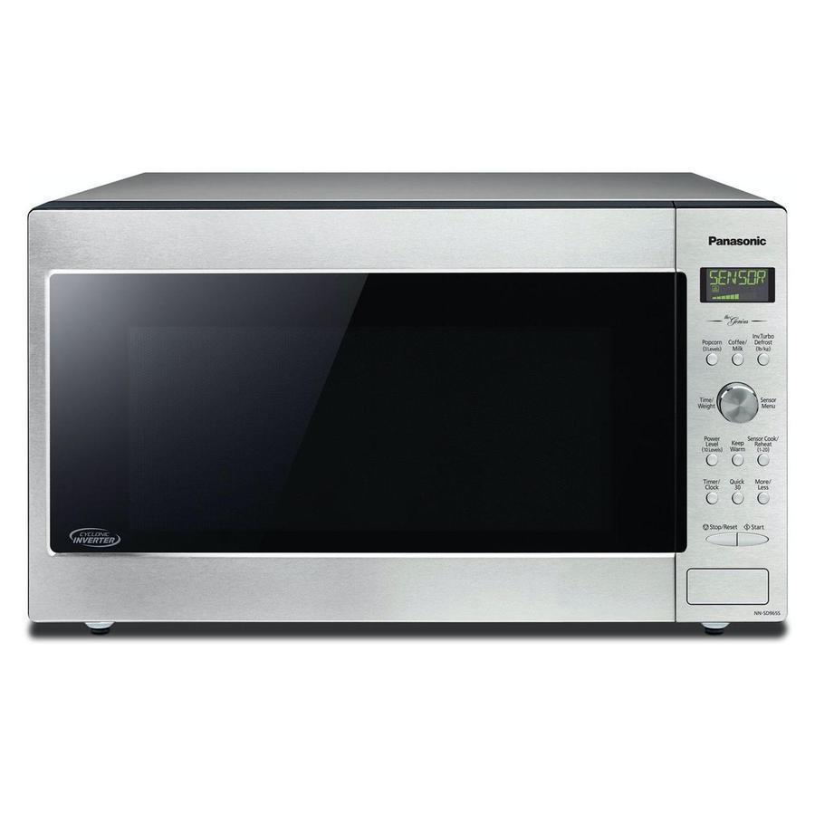 Panasonic - 2.2 cu. Ft Counter top Microwave in Stainless - NNSD965S