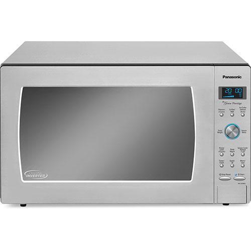 Panasonic - 2.2 cu. Ft Counter top Microwave in Stainless steel - NNSD986S